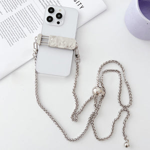 Metal mobile phone lanyard