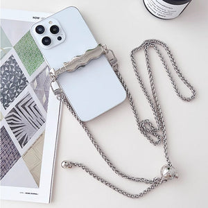 Metal mobile phone lanyard