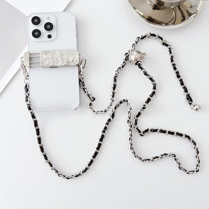 Metal mobile phone lanyard