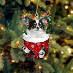 Cute Christmas Sock Dog Ornament