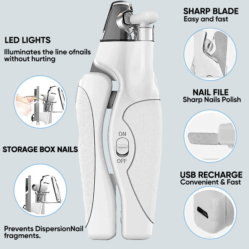 LED Light Pet Nail Clippers