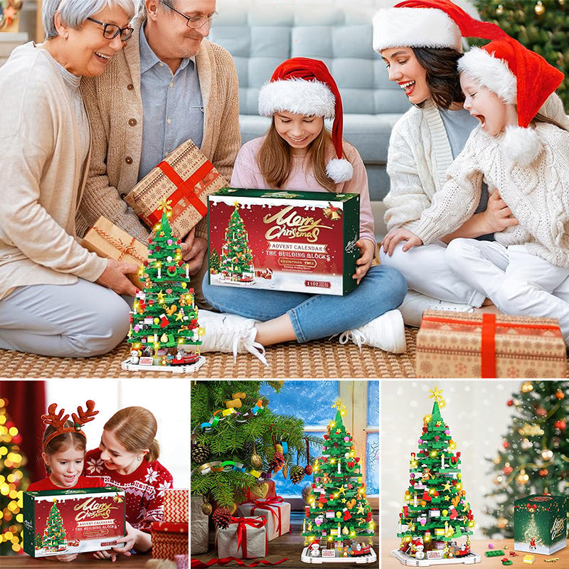 2024 Christmas Tree Building Toy Set