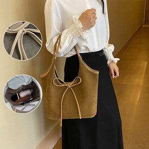 Women's Elegant Bow Decorated Shoulder Bag