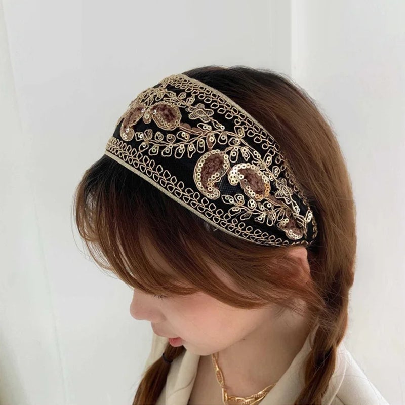 Sequin Lace Headband