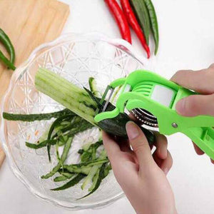 🌽🥦🍅 2 in 1 Vegetable Cutter with Peeler