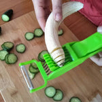 🌽🥦🍅 2 in 1 Vegetable Cutter with Peeler