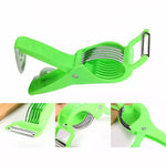 🌽🥦🍅 2 in 1 Vegetable Cutter with Peeler