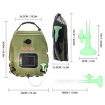 Portable Solar Shower Bag For Camping