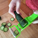 🌽🥦🍅 2 in 1 Vegetable Cutter with Peeler