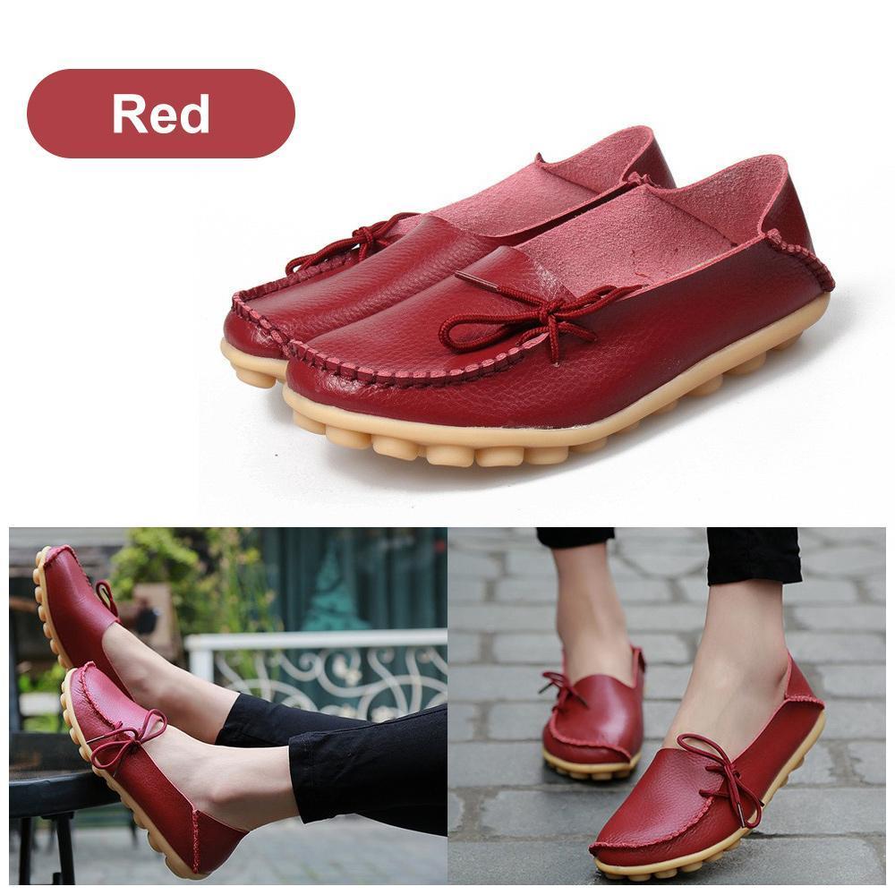 Comfortable Flat Leather Shoes