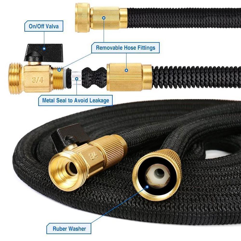 Telescopic Water Hose with Double Latex Core