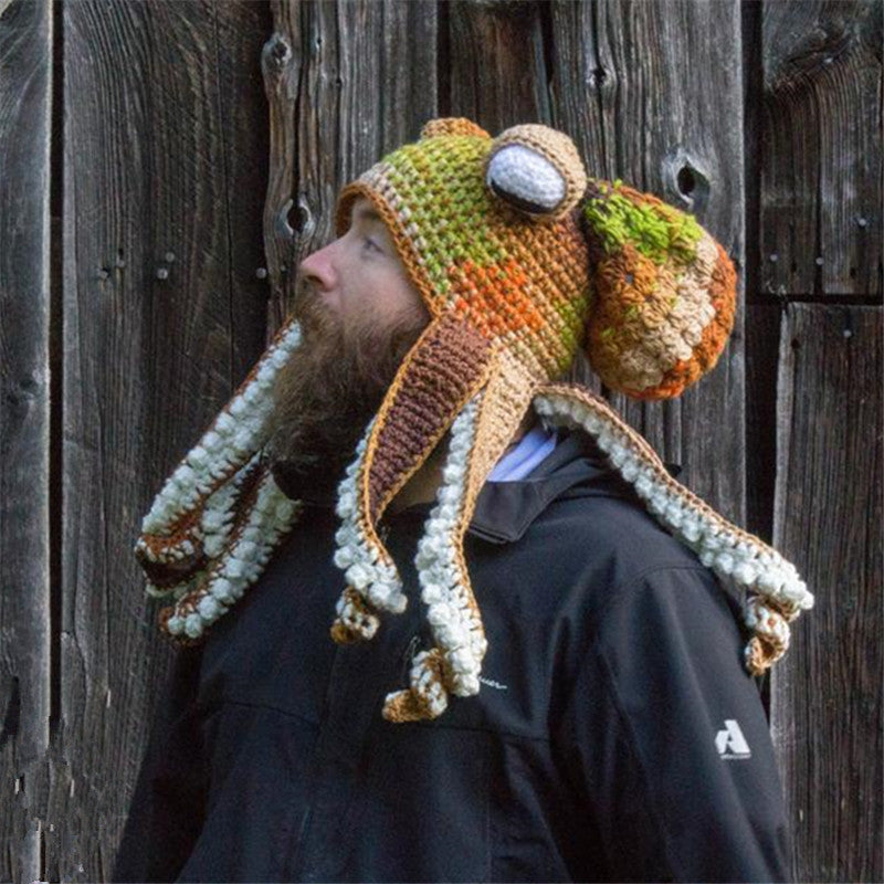 Crochet Octopus Hat