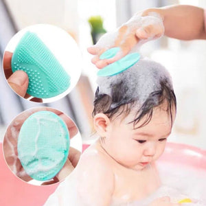 Mini Silicone Face Scrubber Exfoliator Brush(2 pcs)