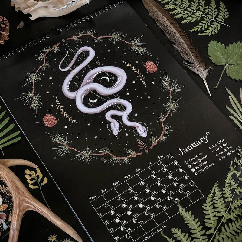 2023 Dark Forest Lunar Calendar