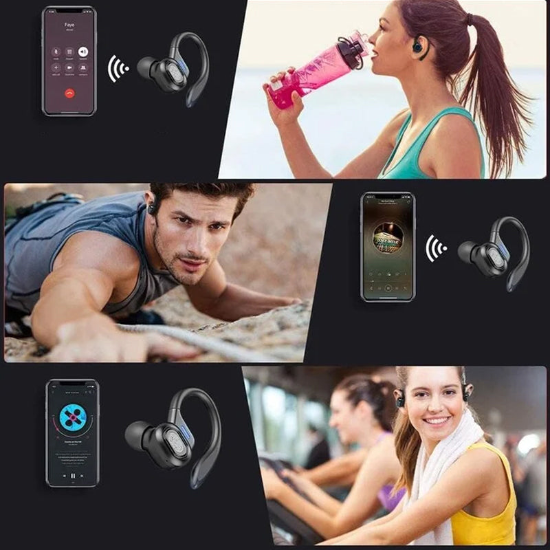 Touch Control LED Power Display Sport Headphones（Free Shipping）