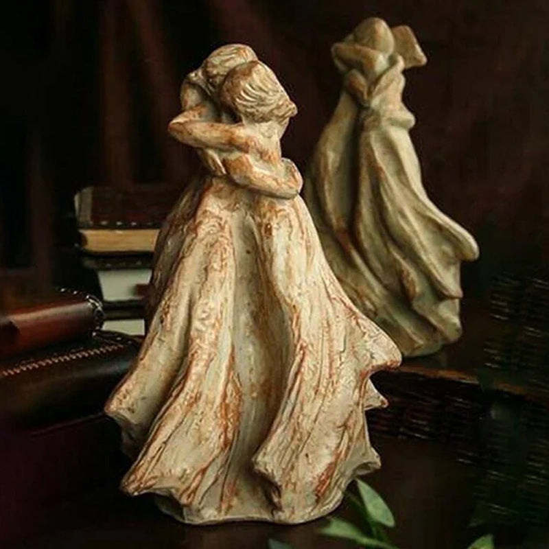 🎄Sweet Hour of Prayer, beautiful hand cast inspirational sculpture of woman praying