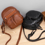 Soft Leather Shoulder Messenger Bag