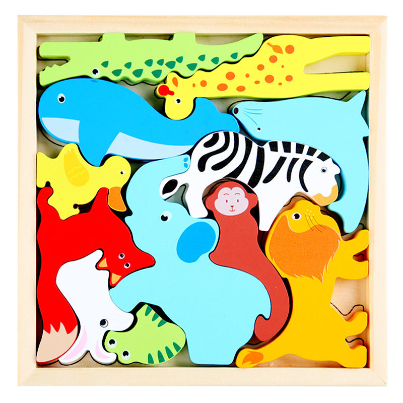 🌲Wooden Toddler Jigsaw Puzzles