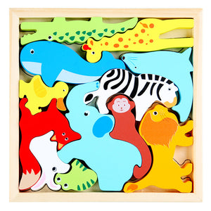 🌲Wooden Toddler Jigsaw Puzzles