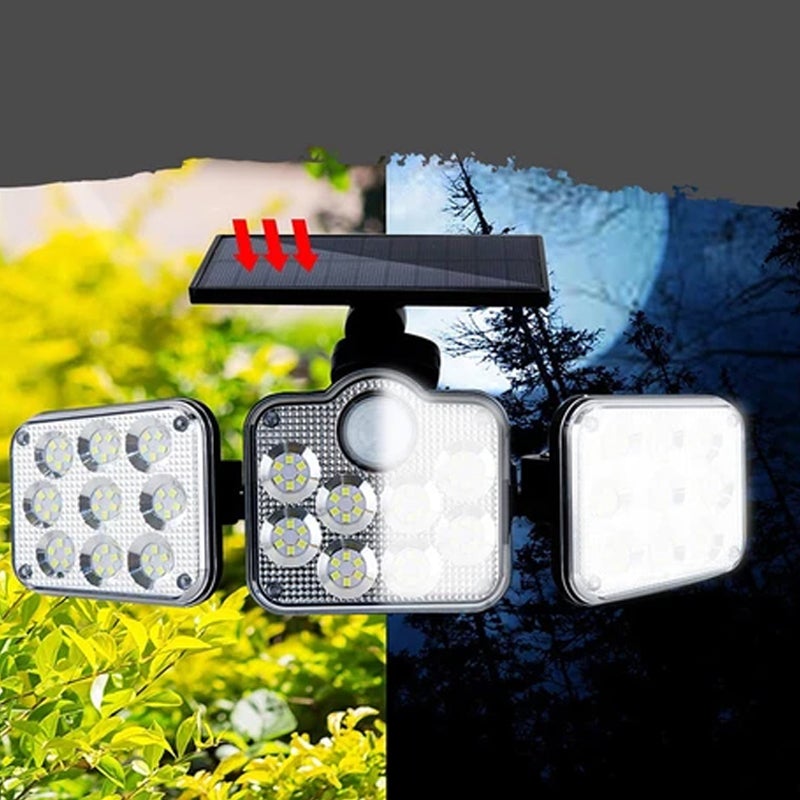 Triple LED Solar Wall Light（Free Shipping）