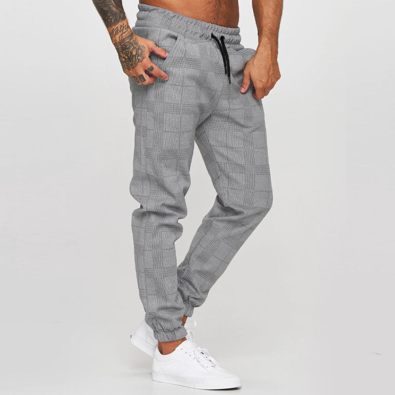 Men's Plaid Casual Pants