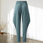 Multi-pocket Button Casual Trousers