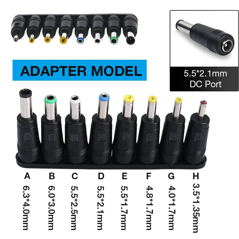 8-In-1 Universal DC Power Adapter