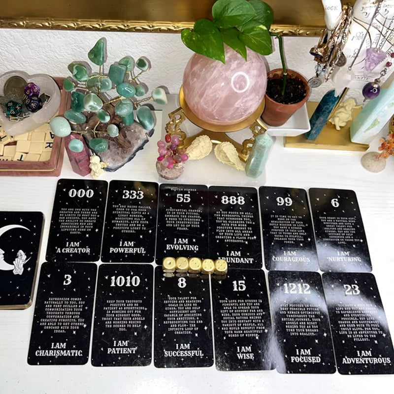 Angel Number Messages & Affirmation Oracle Deck