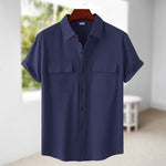 Men's Linen Short Sleeve Shirt