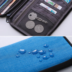 Multi Pockets Family Travel Document Bag