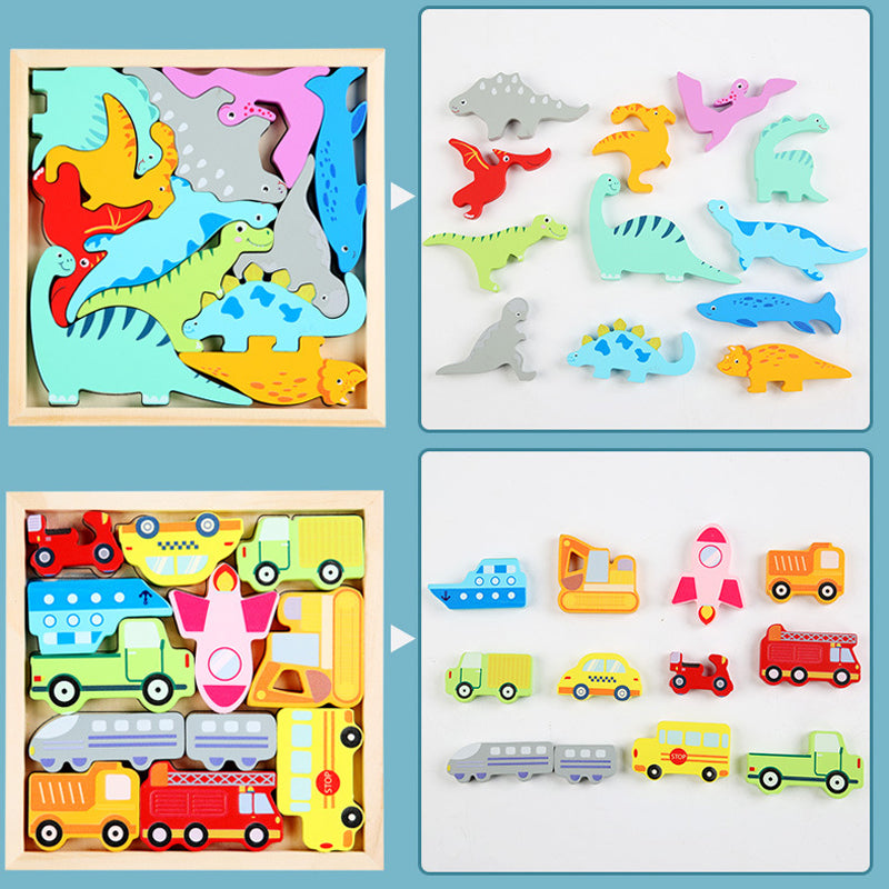 🌲Wooden Toddler Jigsaw Puzzles