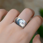 Withinhand Sun Moon Zircon Ring