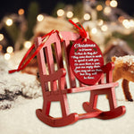 Christmas in Heaven Rocking Chair Ornament