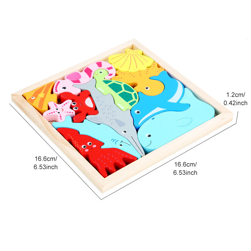 🌲Wooden Toddler Jigsaw Puzzles