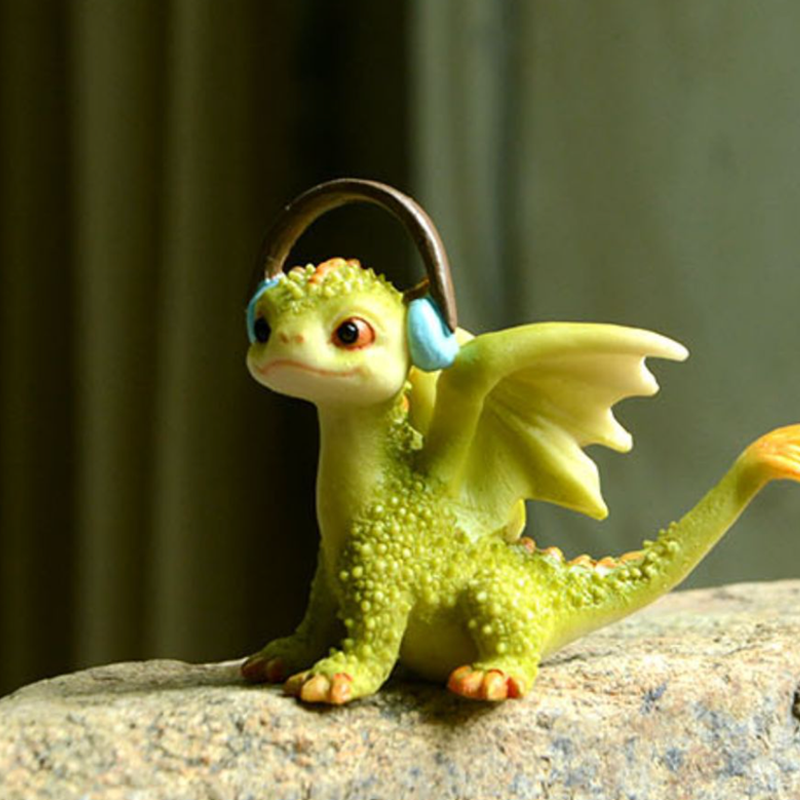 Mini Cute Dragon Statue Decoration