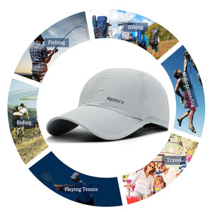 Breathable Sun Protection Peaked Cap