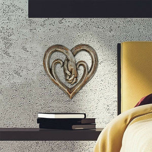 Heart Holding Hands Wall Decor - Forever Love