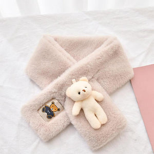 Cute Bear Plush Bib For Adult And Child