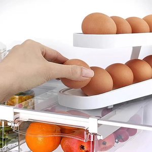 🥚Automatic Scrolling Egg Rack Holder Storage Box