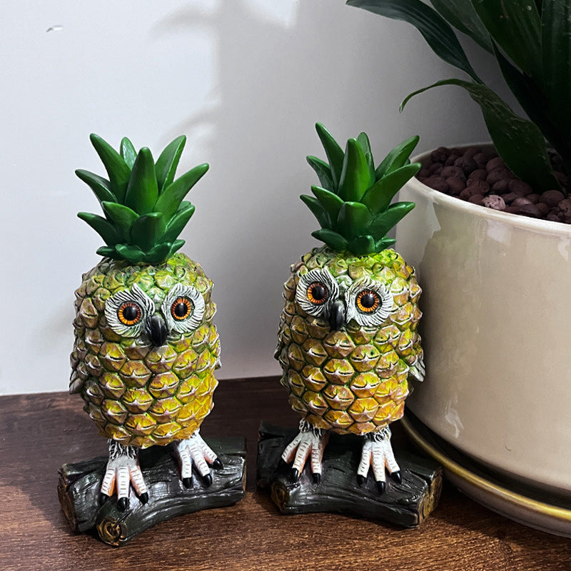 Pineapple Owl Resin Crafts