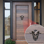 Baphomet Horned God Skull Hanging Door Knocker