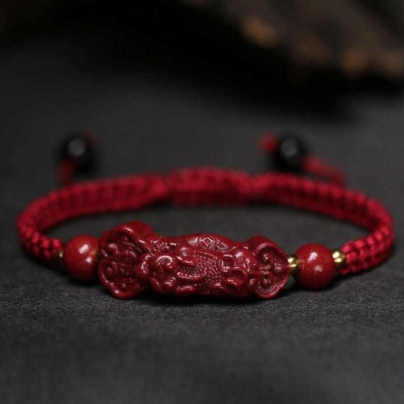 Cinnabar Pixiu Bracelet