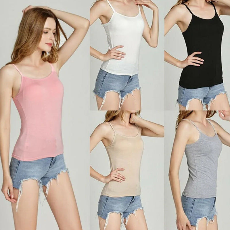 Tank Top With Built-In Bra