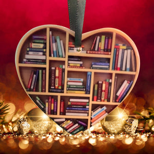 Cute Heart-shaped Bookshelf Decoration🎁Christmas Gift🎁