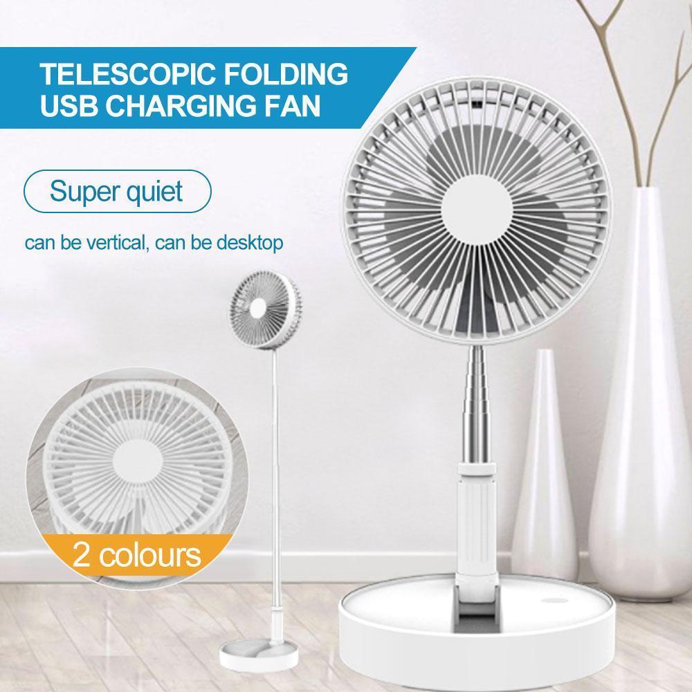 Telescopic Folding USB Charging Fan