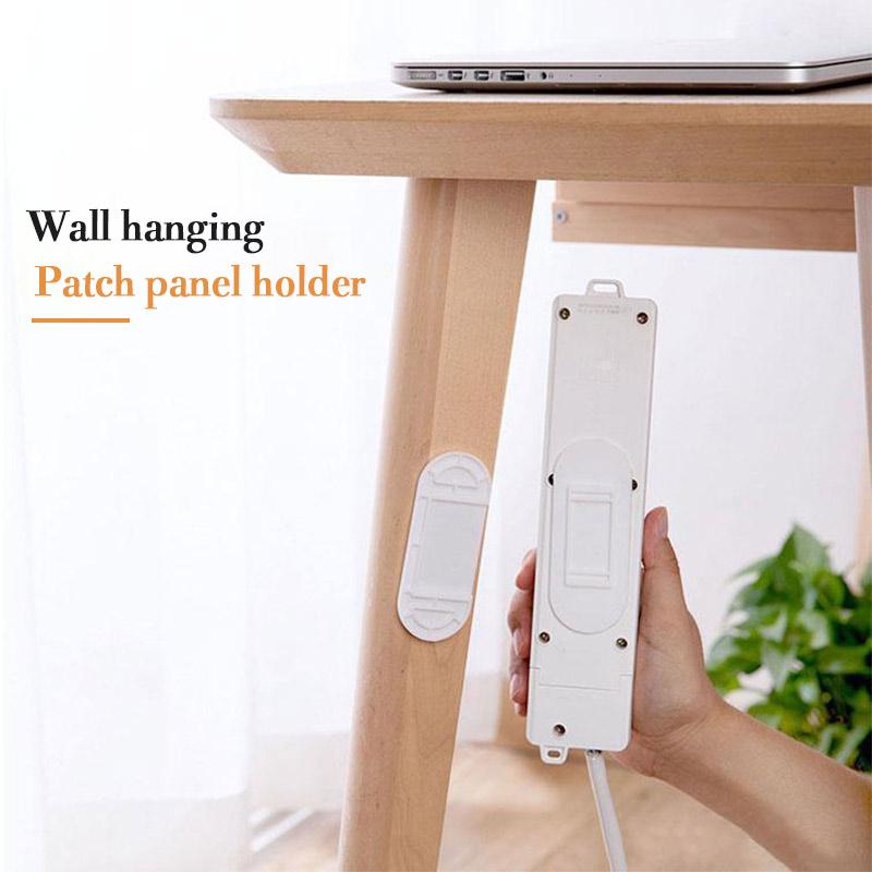 Punch-Free Wall Hanging Patch Panel Holder