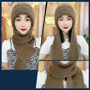 Integrated Ear Protection Windproof Cap Scarf