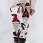 Christmas Leggings with Santa Print