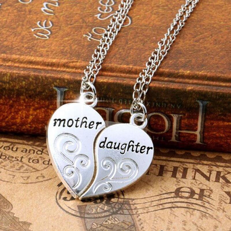 Mom & Daughter Pendant Necklace