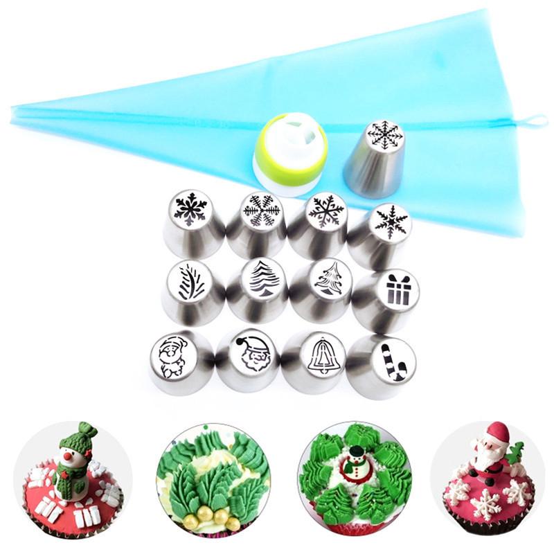 Christmas Baking Nozzles Kit